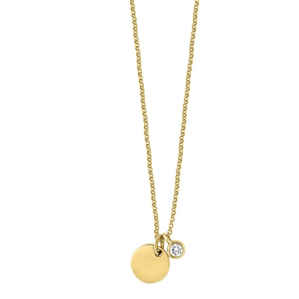 NEW Effy D'Oro 14K Yellow Gold Diamond Necklace